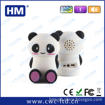 2017 Fashionable Cheap Customized panda shaped Bluetooth Speaker for gifts with custom logo